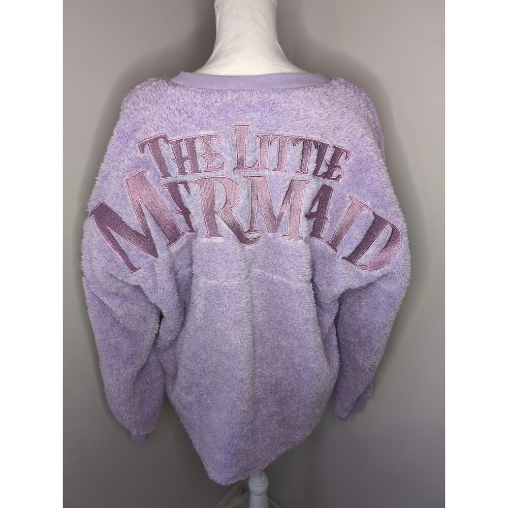 Disney Spirit Jersey Ariel Anniversary Sherpa Pullover L - Picture 4 of 8